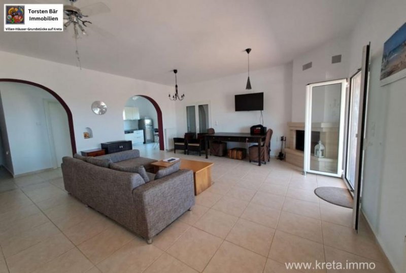 Minoa apokoranas Kreta, Vamos, Freistehender Bungalow (Wfl.120m²)Garage u. Meerblick Haus kaufen